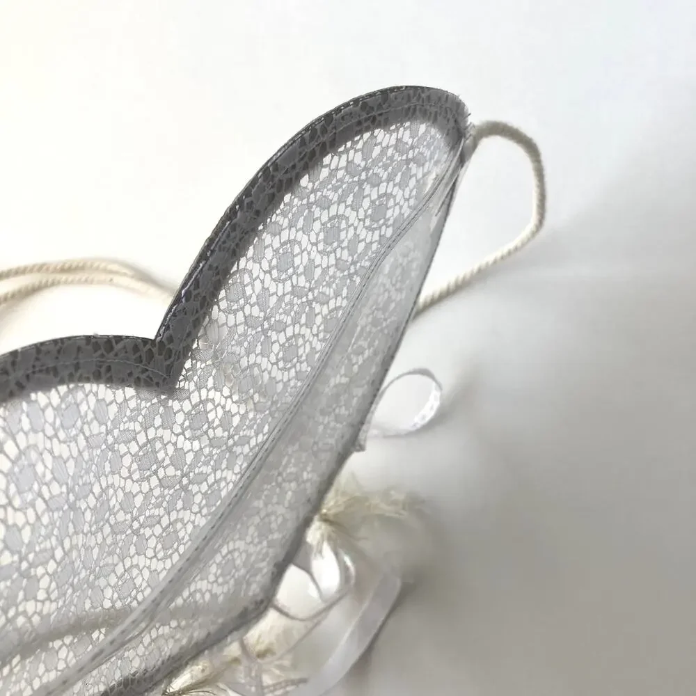 Heart Shaped Transparent Purse Pouch Bag